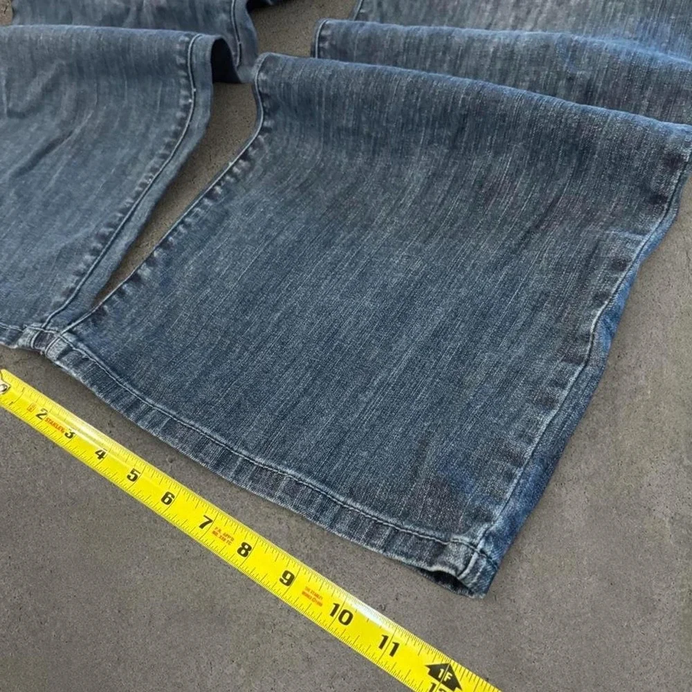 2000s grunge denim bootcut lowrise baggy jeans